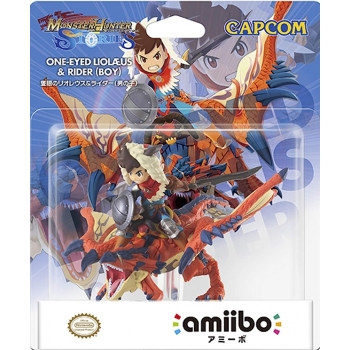 One-Eyed Rathalos and Rider (Male) - Monster Hunter Stories Amiibo