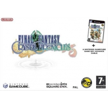 Final Fantasy: Crystal Chronicles + Cavo GameBoy Advance Per Nintendo Gamecube