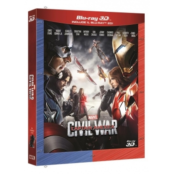 Civil War Captain America - 3D + 2D Bluray