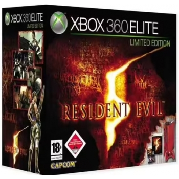 Microsoft Xbox360 Elite 120GB Resident Evil 5 Limited Edition - Red