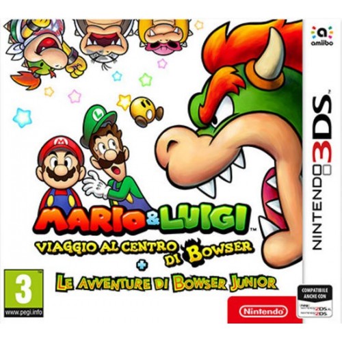 Mario & Luigi: Viaggio al centro di Bowser + Le avventure di Bowser Junior - Nintendo 3DS [Versione Italiana]