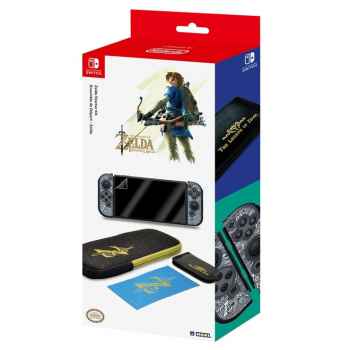 Custodia di Trasporto Ufficiale Starter Kit The Legend of Zelda: Breath of the Wild Per Nintendo Switch