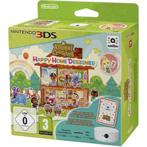 Animal Crossing: Happy Home Designer + Lettore di prossimità NFC - Nintendo 3DS [Versione Italiana]