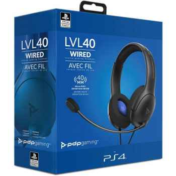 Pdp Cuffie Lvl40 Stereo Sony Playstation Nero - Essentials - Playstation 4