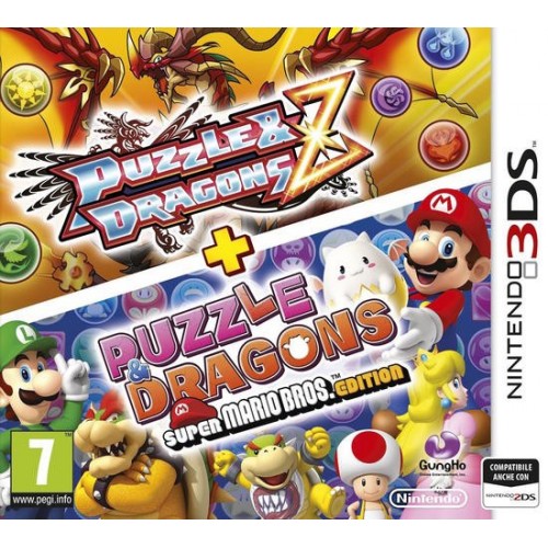 Puzzle & Dragons Z + Puzzle & Dragons: Super Mario Bros. Edition - Nintendo 3DS [Versione Italiana]