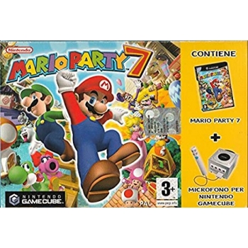 Mario Party 7 + Microfono (Box Rovinato) - GameCube [Versione Italiana]