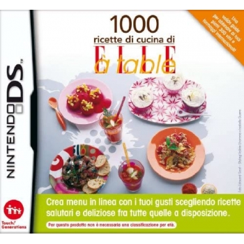 1000 Ricette di Cucina di Elle a Table - Nintendo DS [Versione Italiana]
