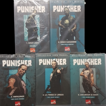 Punisher Serie Completa 1/5 Collezione 100% Marvel Panini (CV)