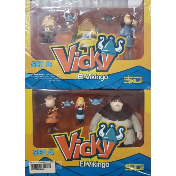 Vicky Il Vichingo Sd Toys Nuovo Set A - Set B Raro Introvabile (CV)