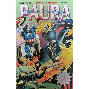 Marvel - Paura - Ghostrider & Captain America Speciale 3 (CV)