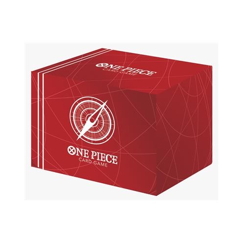 PREORDER One Piece Card Game Clear Card Case - Standard Red
