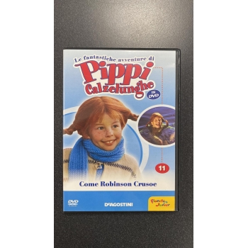 DVD - Le fantastiche avventure di Pippi calzelunghe -Come Robinson Crusoe- n.11 - DeAgostini - Planeta Junior