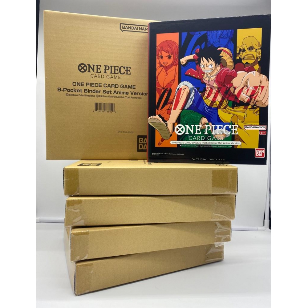 One Piece Card Game - Pocket Binder Set Anime Version + Bustina