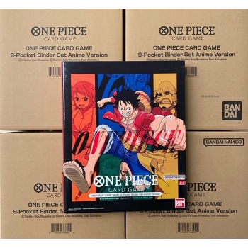 PREORDER One Piece Card Game 9- Pocket Binder Set Anime Version (ENG)