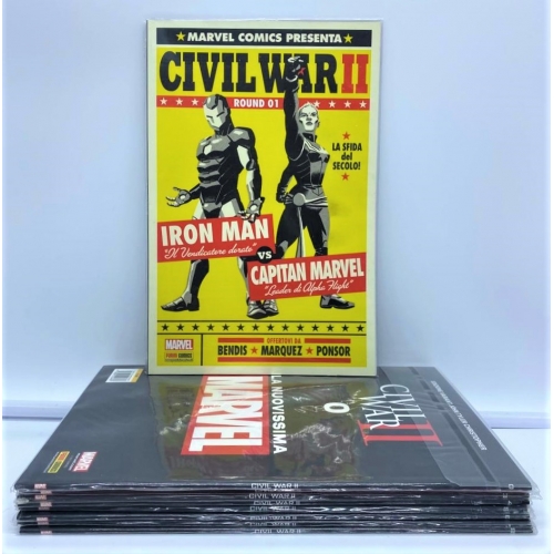 Fumetti - Civil War II - Marvel Miniserie 0/8 - Serie Completa - Panini Comics