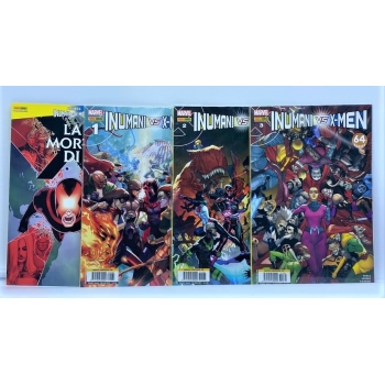 Fumetti - Marvel Miniserie Inumani Vs X-Men + Prologo Serie Completa - Panini Comics
