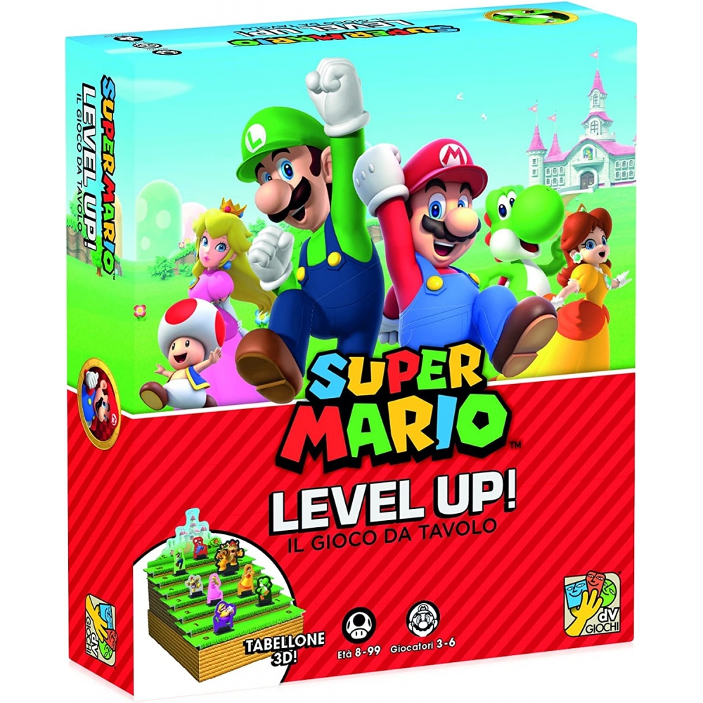 Super Mario Level Up! - Gioco da Tavolo - Dv Giochi (ITA) -   di GmDistribuzioni srl