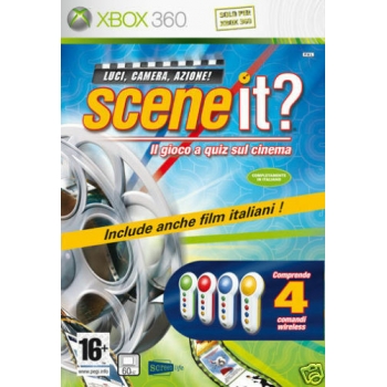 Scene It? Gioco a Quiz sul Cinema + 4 Telecomandi - Xbox 360 [Versione Italiana]