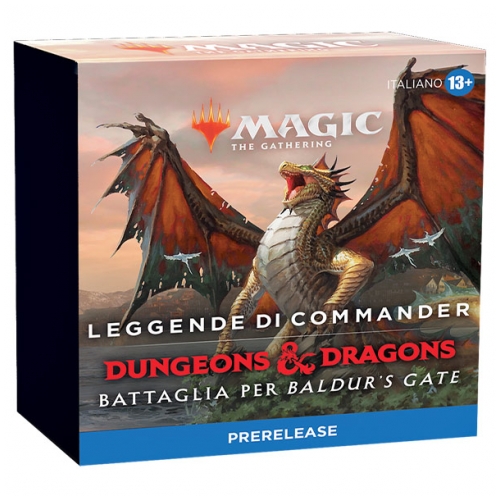 Magic the Gathering Leggende di Commander - Dunegeons and Dragons - Battaglia per Baldur's Gate Prerelease Pack italian ITA