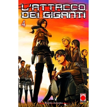 Manga - Planet Manga - L'Attacco dei Giganti 4 - Seconda Ristampa (Ottime)
