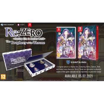 Re: Zero - The Prophecy of The Throne Standard Edition  - Nintendo Switch [Versione Inglese]