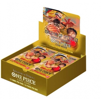 PREORDER Box One Piece Card Game OP-04 Kingdoms of Intrigue 24 buste (Seconda Espansione) (ENG)