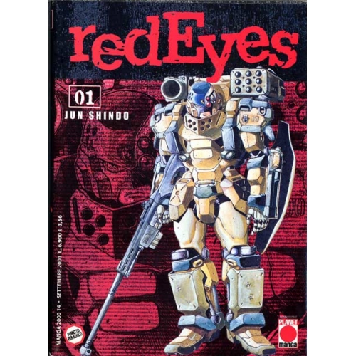 Manga - Planet Manga - Red Eyes 1 - Prima Edizione - Ottimo