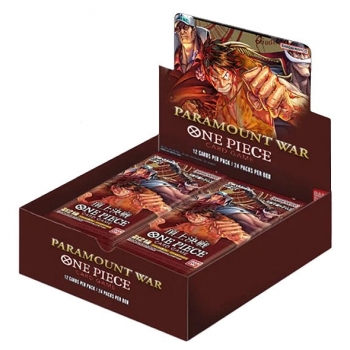 PREORDER Box One Piece Card Game OP-02 Paramount War 24 buste Second Wave(ENG)