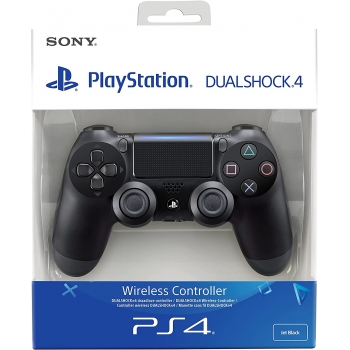(PS4) Sony PlayStation DualShock 4 Controller - Black - PlayStation 4