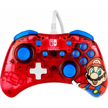 (SWITCH) Rock Candy - Official Wired Mini Controller Super Mario  Per Nintendo Switch