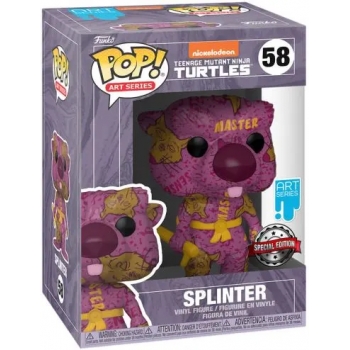 Funko POP! Art Series 58- Nickelodeon Teenage Mutant Ninja Turtles - Splinter - Special Edition - Art Series