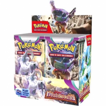 PREORDER Pokémon - Tcg - Pokémon Evoluzioni a Paldea - Box 36 Buste Scarlatto & Violetto (ITA)