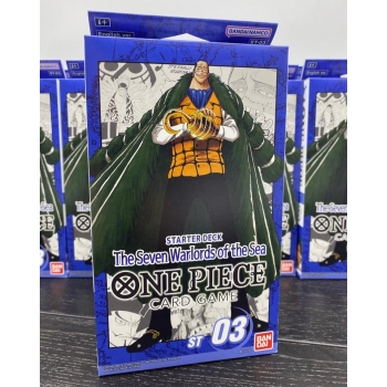 One Piece Card Game Starter Deck - Seven Warlords of the Sea - [ST-03] (ENG) IN HAND!