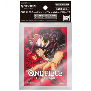 One Piece Official Sleeves 2 - Monkey D. Luffy - 70 pezzi