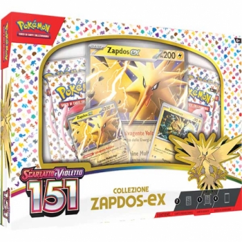 PREORDER Pokémon - Tcg - Pokémon Scarlatto & Violetto 151 - Collezione Zapdos EX (Ita)