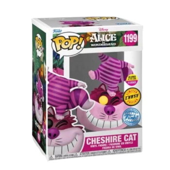 Funko POP! 1199 - Disney Alice in Wonderland Cheshire Cat CHASE GITD FLOCKED