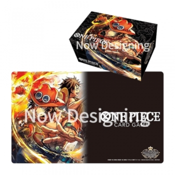 One Piece Card Game Playmat and Storage Box Set Portuguese D. Ace (ENG)