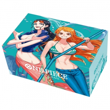 One Piece Card Game Storage Box Nami e Nico Robin Limited Edition